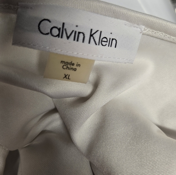 Calvin Klein Elegant White Lace Women's Top Size XL - Picture 3 of 4